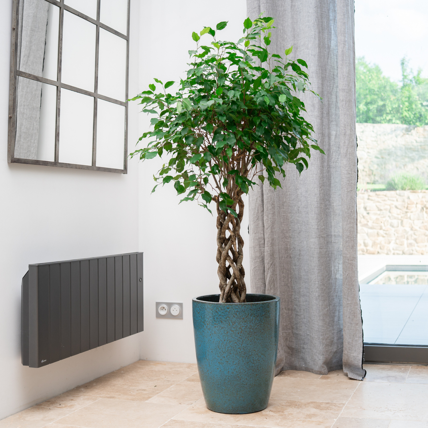 Pot MAZARIN 45x58cm bleu fer Provencelia