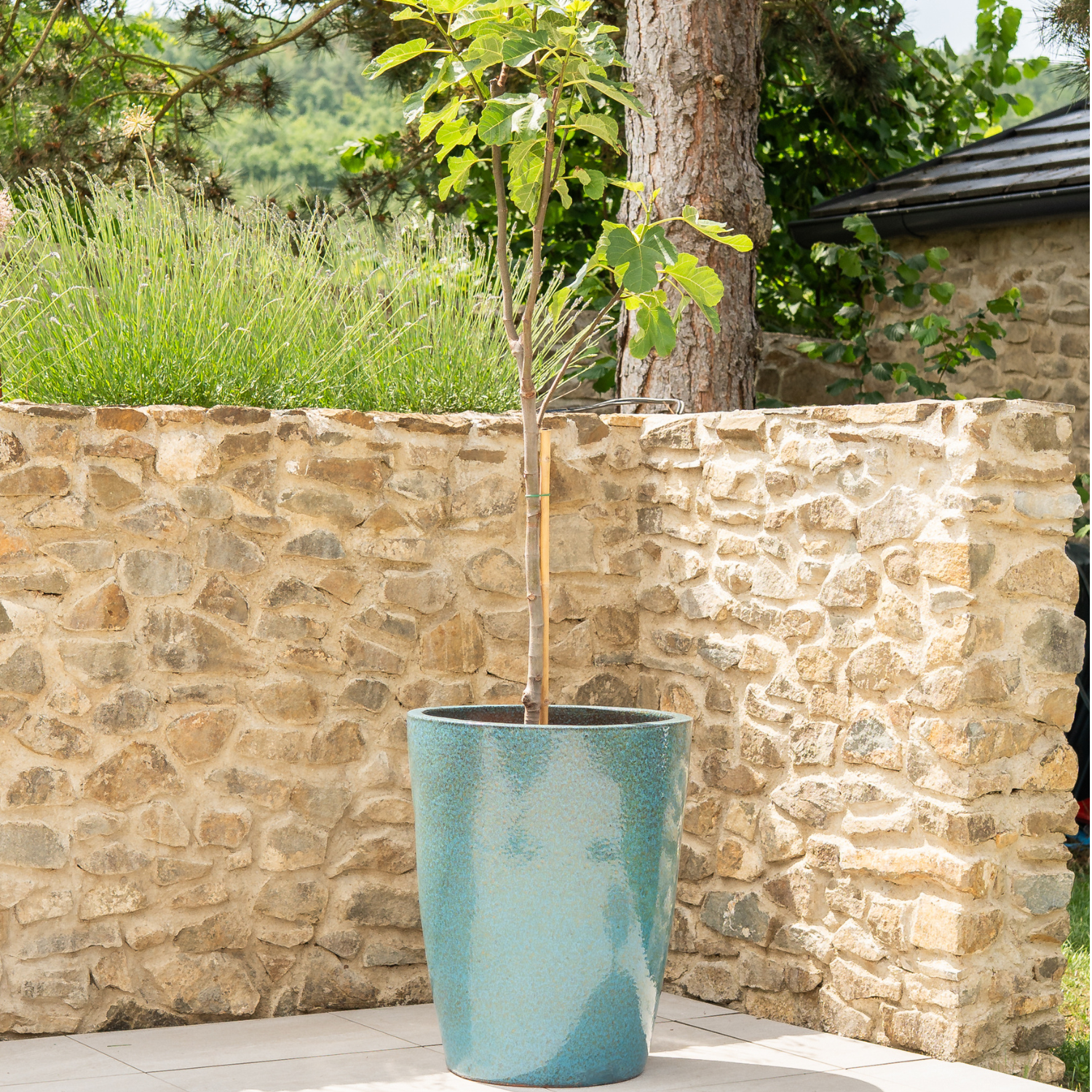 Pot MAZARIN 55x69cm bleu fer Provencelia