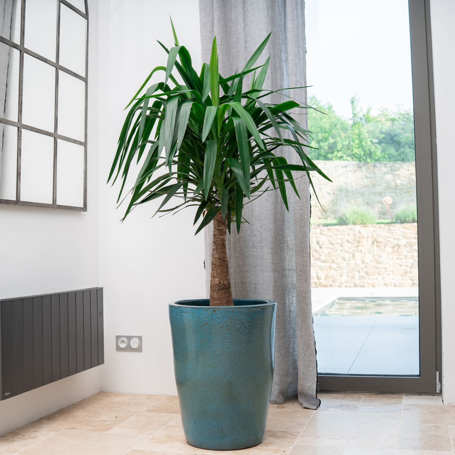 Pot MAZARIN 55x69cm bleu fer Provencelia