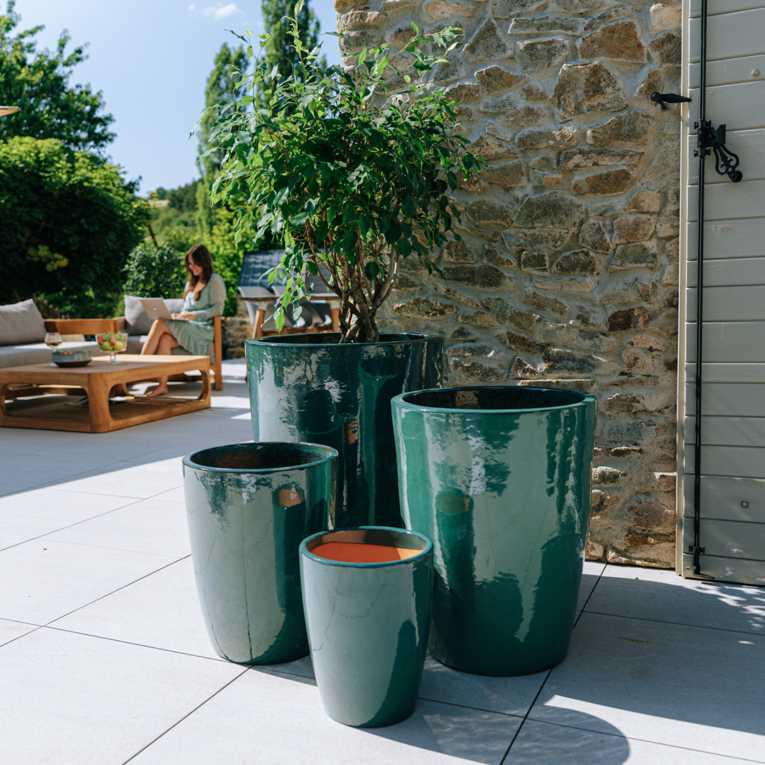 Pot MAZARIN 55x69cm jade Provencelia