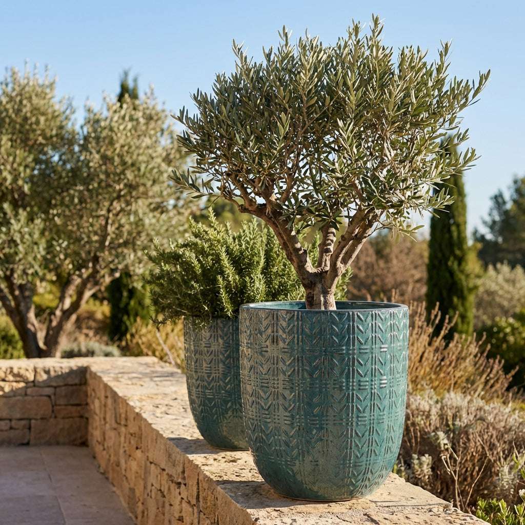 Pot MERCURE 51x64cm brume de jade Provencelia