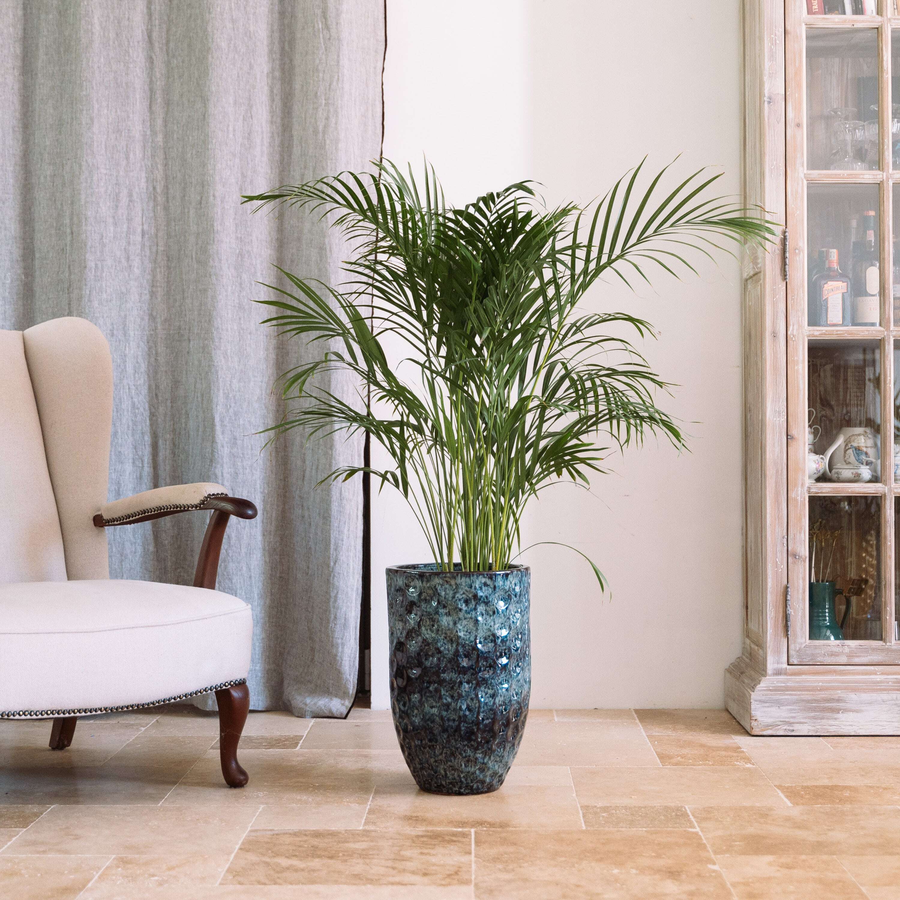 Pot MEROVEE 30x45cm bleu abysse Provencelia