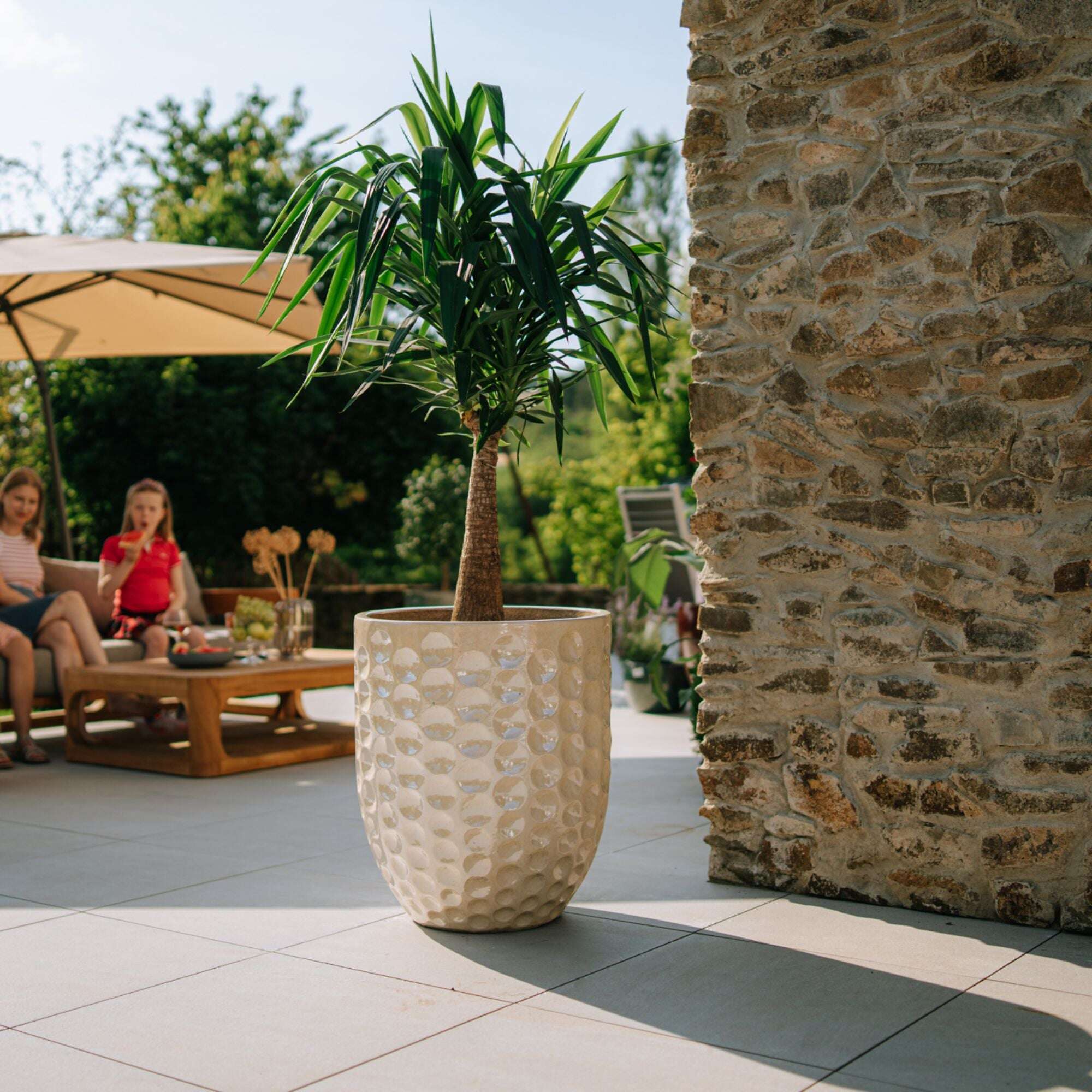 Pot MEROVEE 55x65cm perle Provencelia