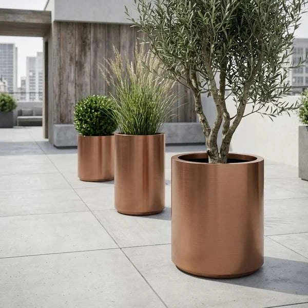 Pot METROPOLE 40x70cm cuivre Provencelia