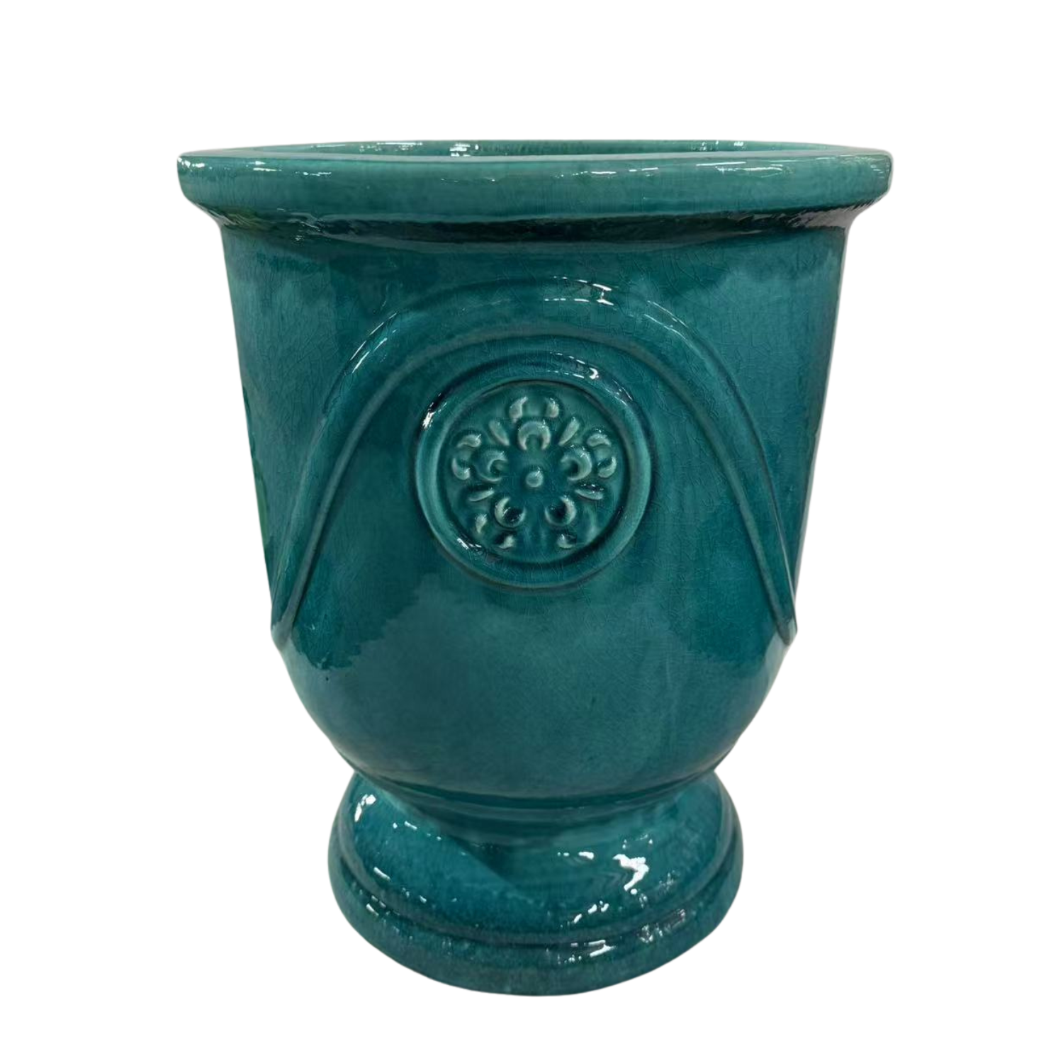 Pot MOLIERE 32x41cm turquoise Provencelia