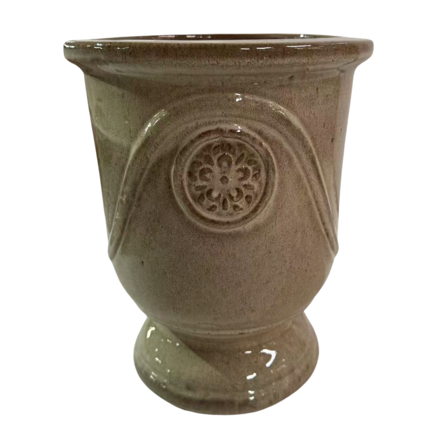 Pot MOLIERE 47x58cm bronze sablé Provencelia