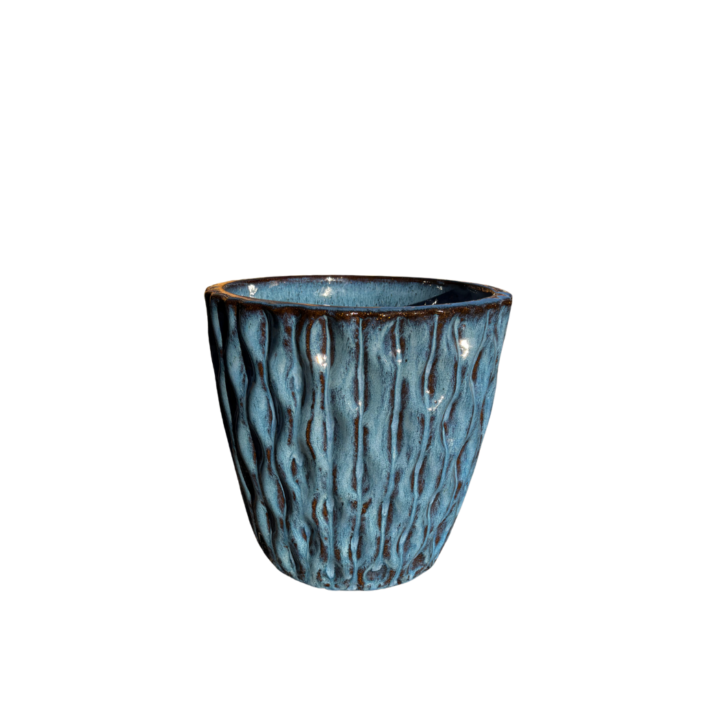 Pot MONET 28x28cm bleu antique Provencelia