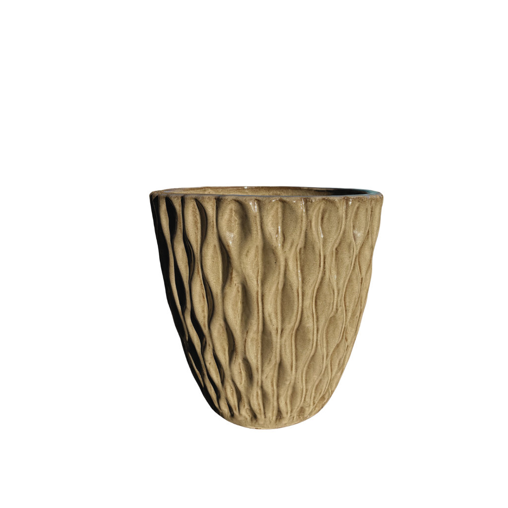 Pot MONET 28x28cm bronze sablé Provencelia