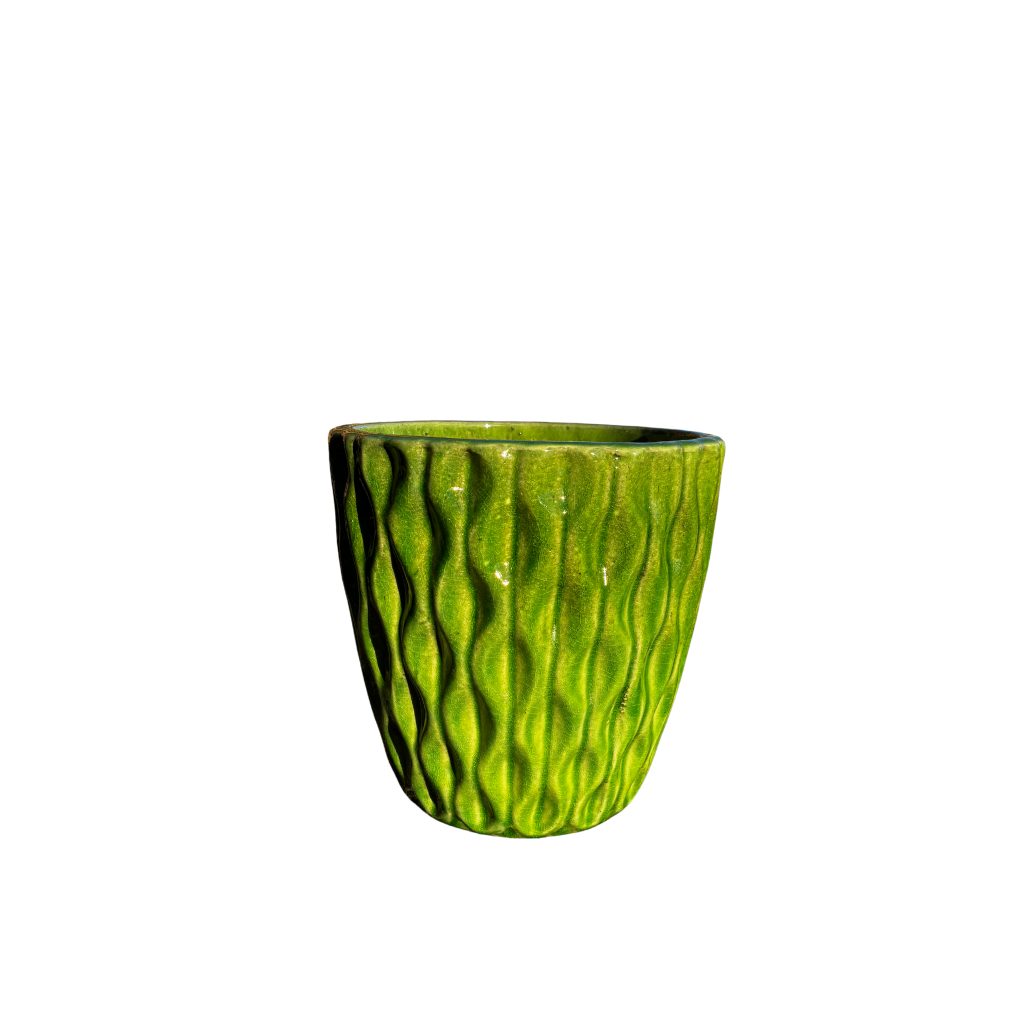 Pot MONET 28x28cm vert pomme Provencelia