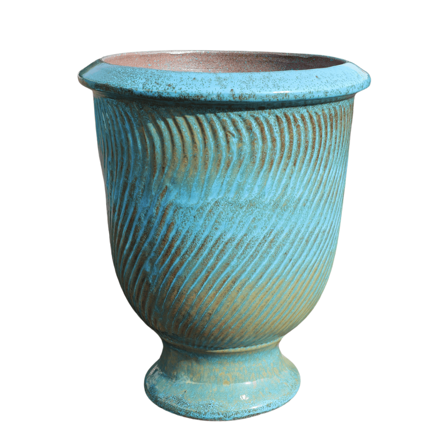 Pot MORGANE 55x69cm bleu fer Provencelia