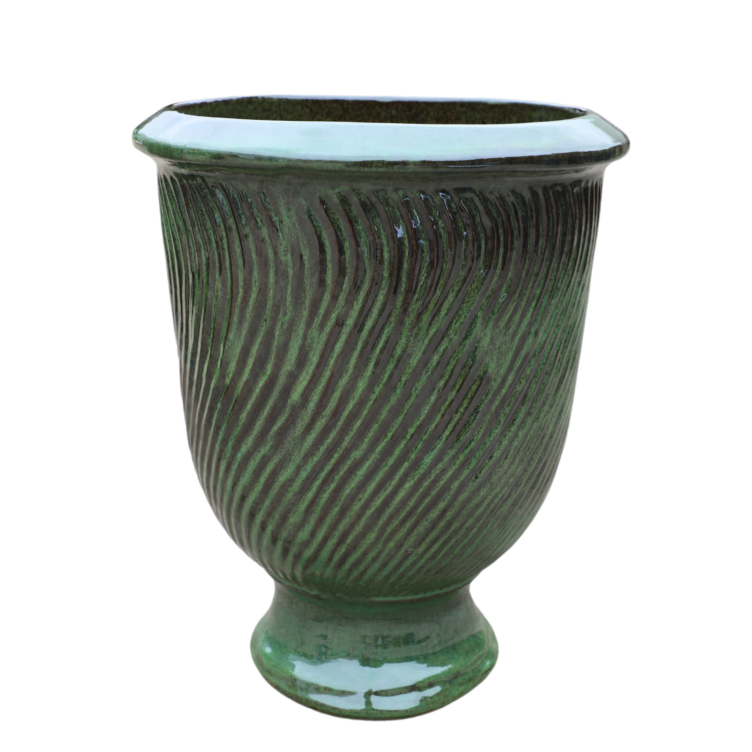 Pot MORGANE 55x69cm vert tropical Provencelia