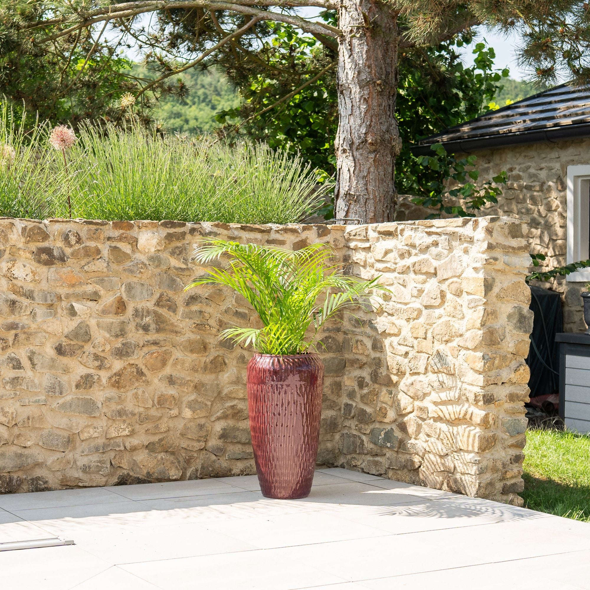 Pot POMPADOUR 36x69cm rouge brique Provencelia