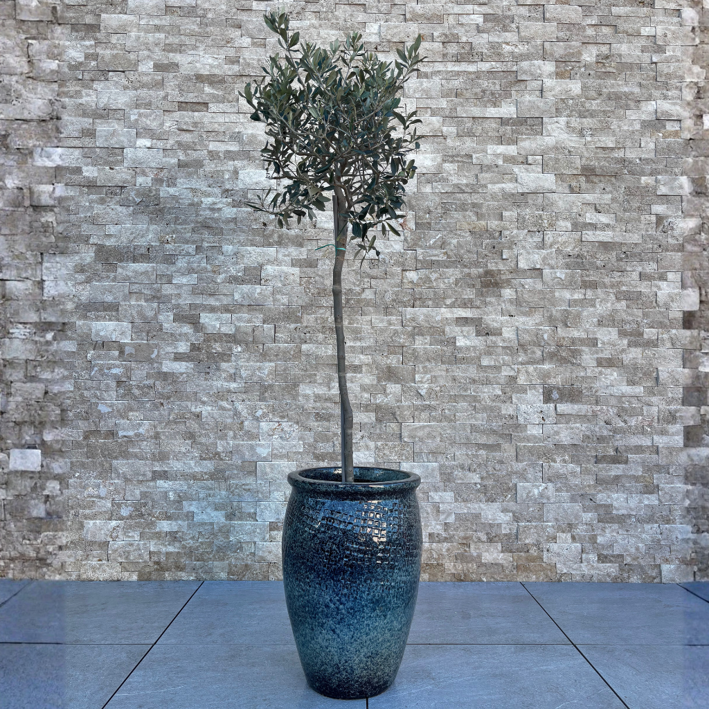 Pot POSEIDON 36x52cm bleu abysse Provencelia