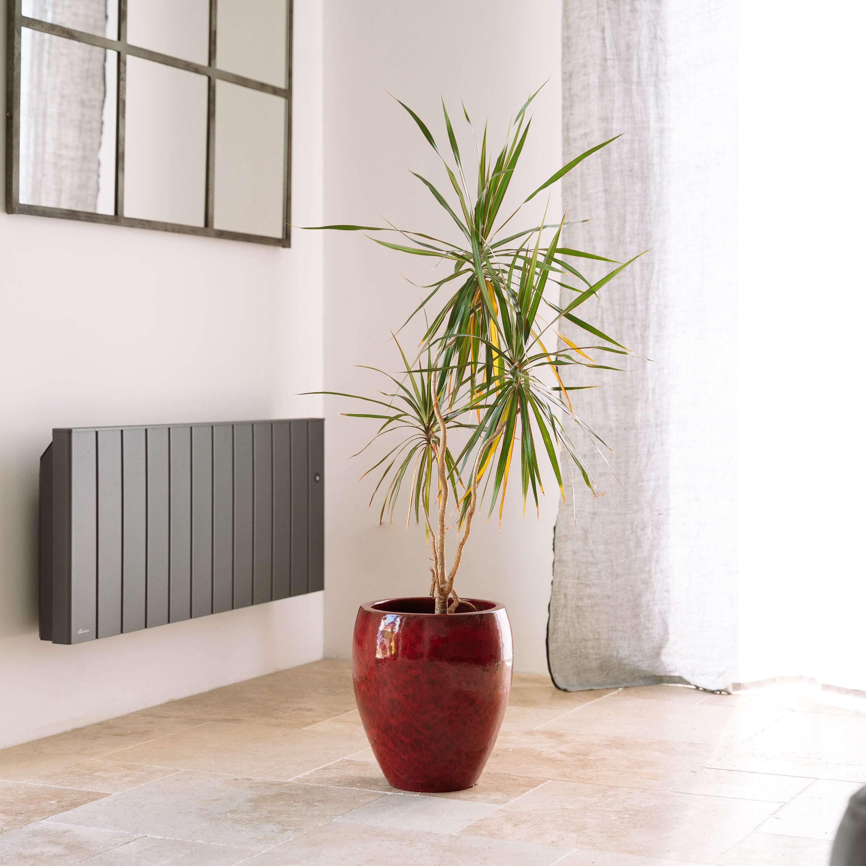 Pot POSEIDON2 36x43cm rouge tropical Provencelia