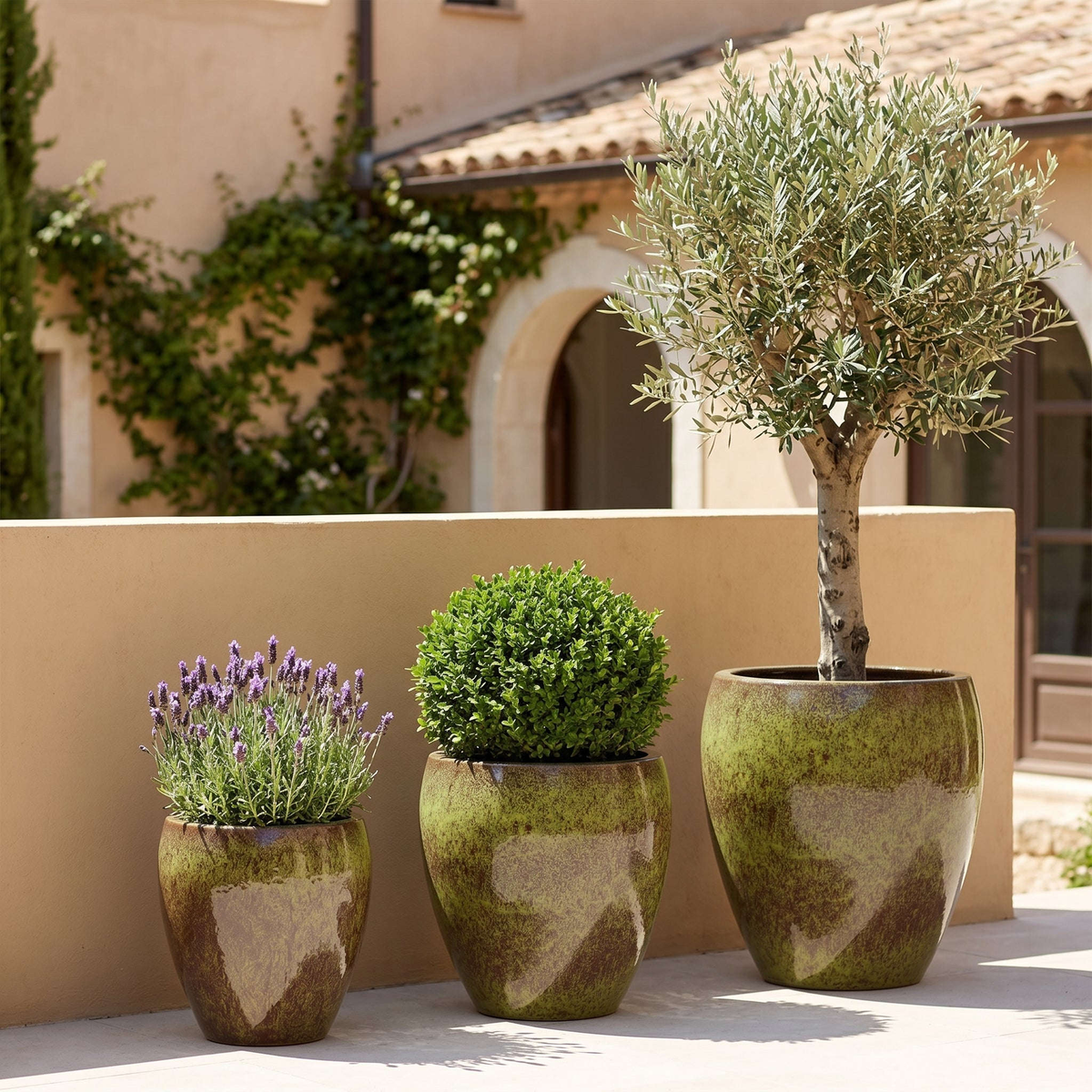 Plantenbak POSEIDON2 36x43cm meergroen Provencelia