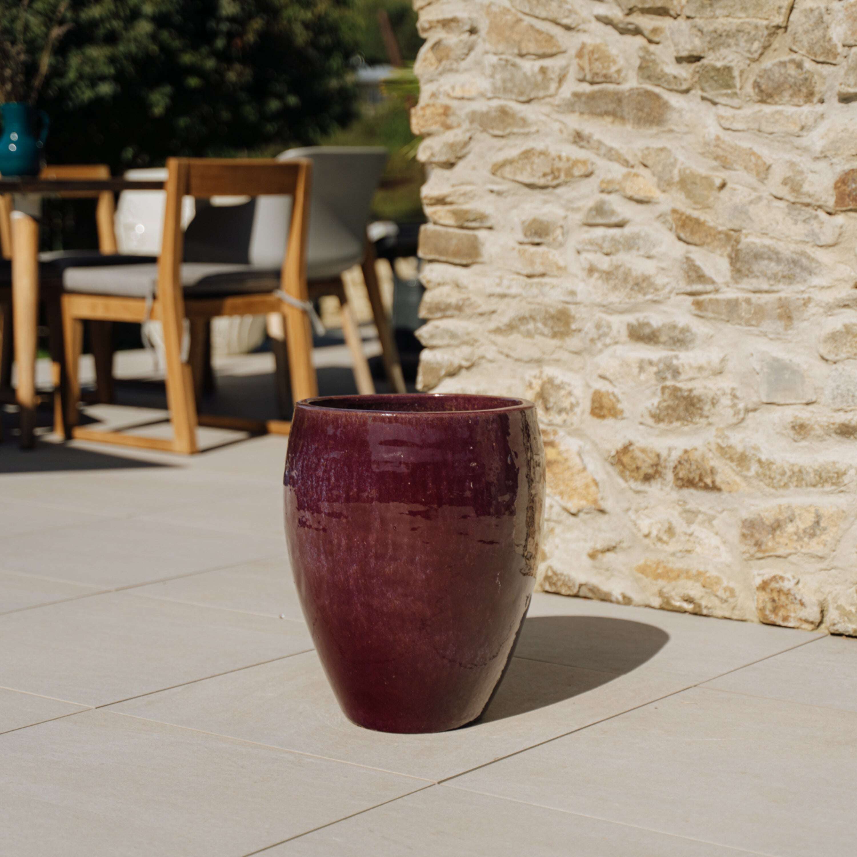 Pot POSEIDON2 36x43cm violet clair Provencelia