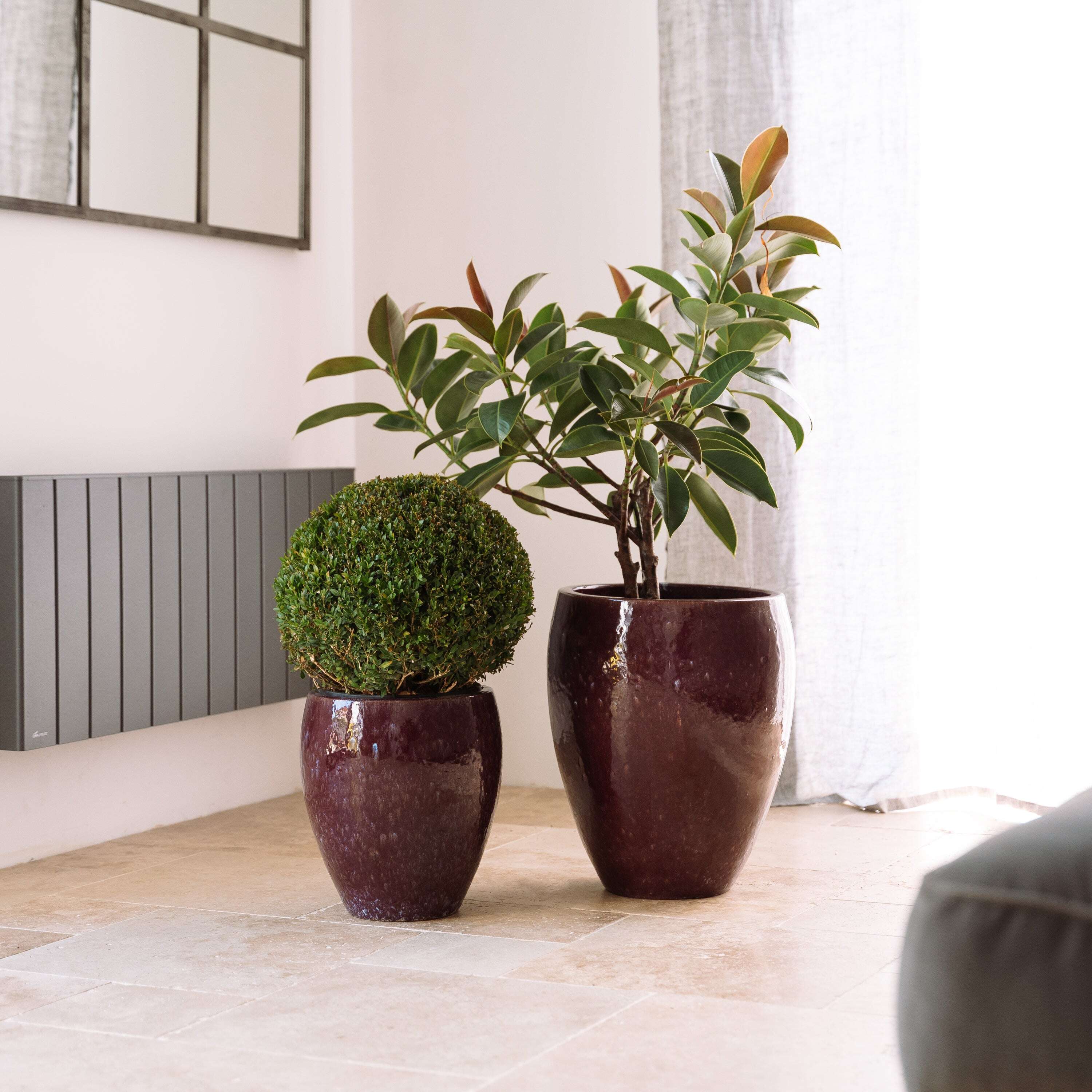 Pot POSEIDON2 46x55cm violet clair Provencelia