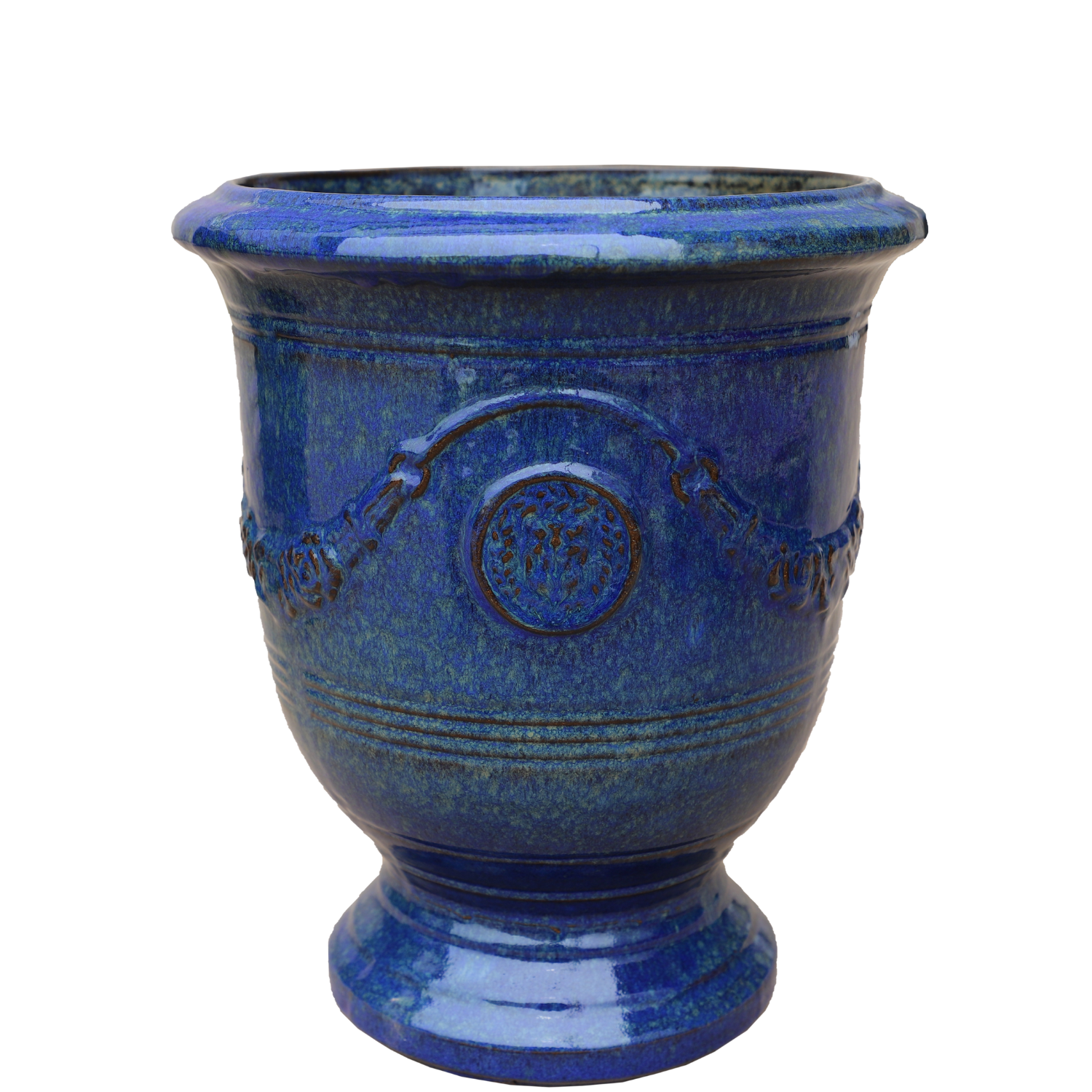 Pot RICHELIEU 46x56cm bleu outremer Provencelia