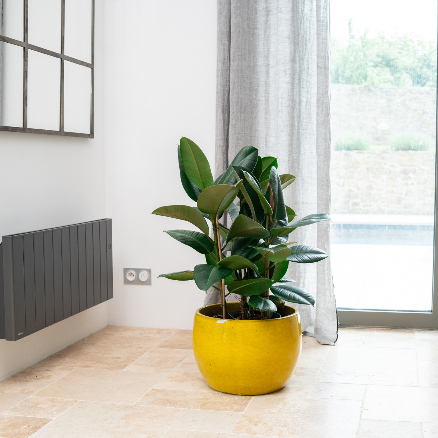 Pot ROMULUS 42x30cm jaune Provencelia