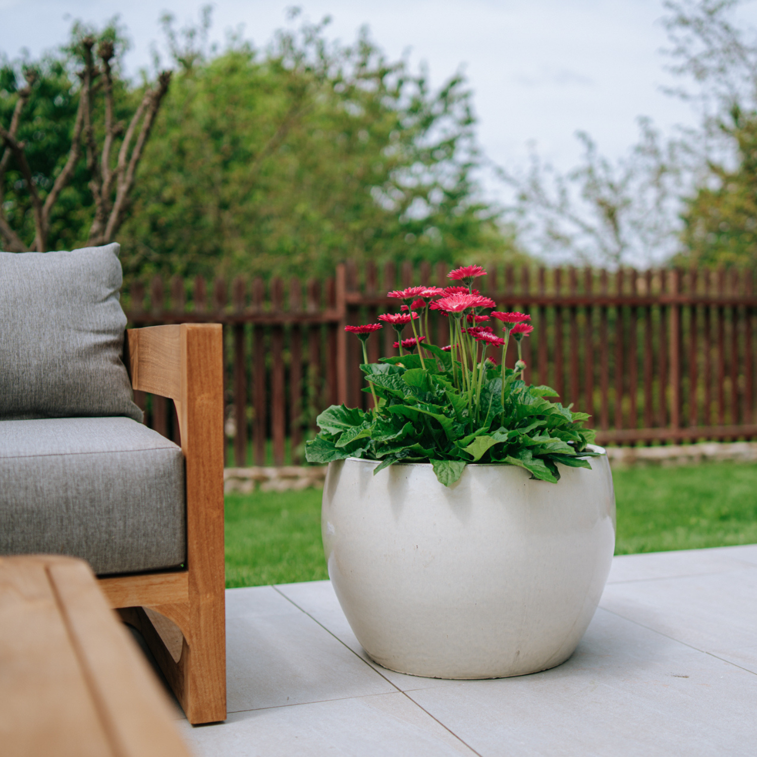 Pot ROMULUS 55x38cm crème Provencelia