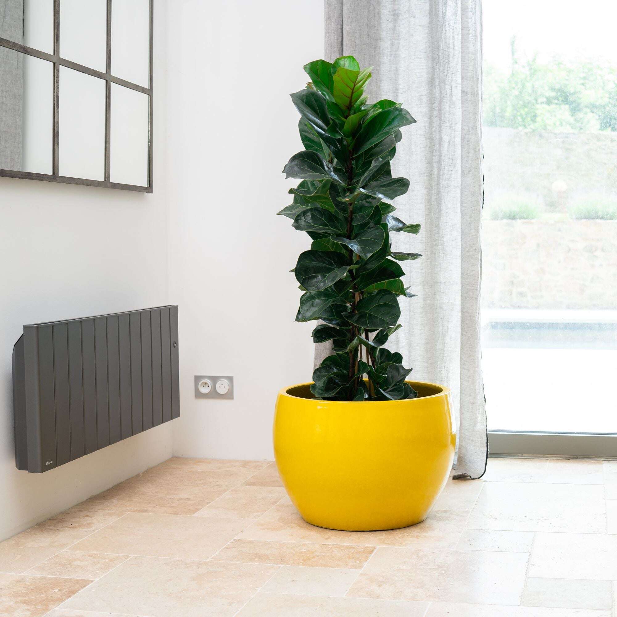 Pot ROMULUS 55x38cm jaune Provencelia