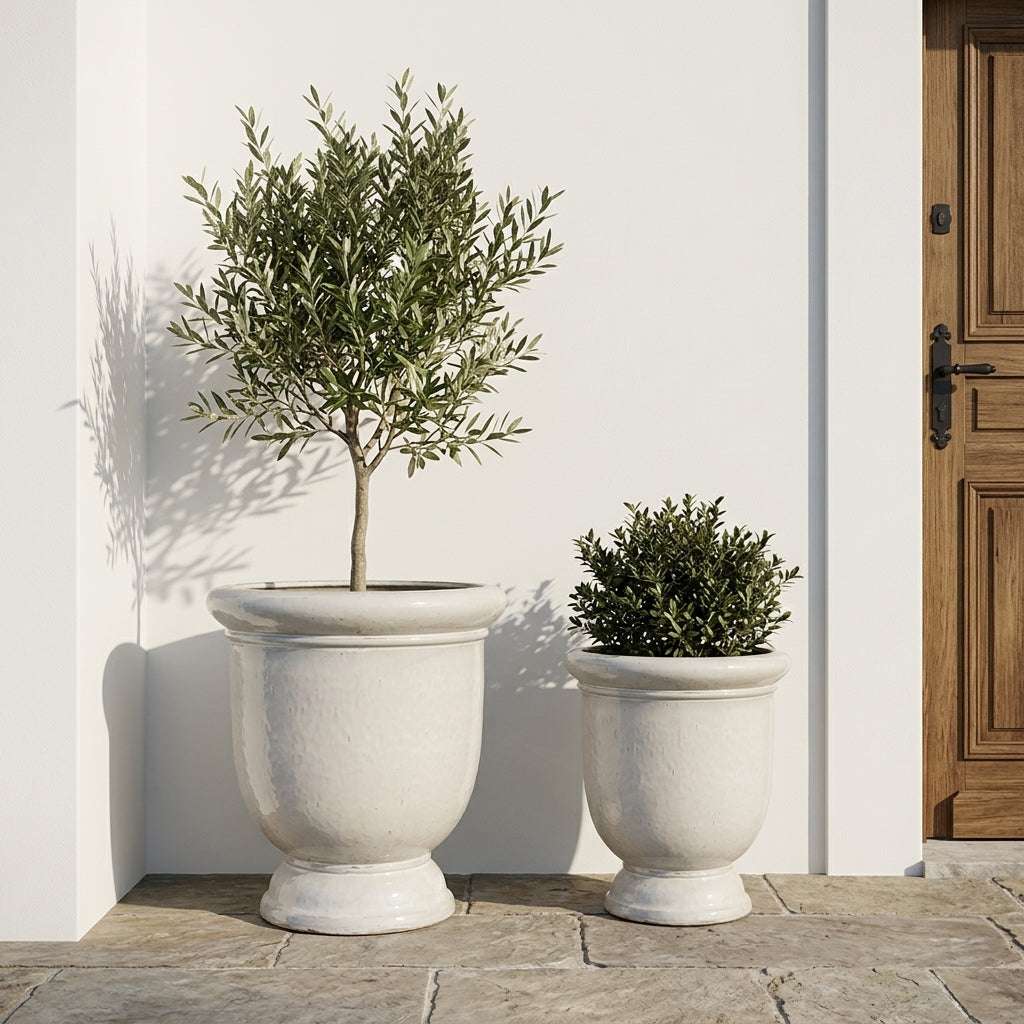 Pot TITAN 53x55cm crème Provencelia