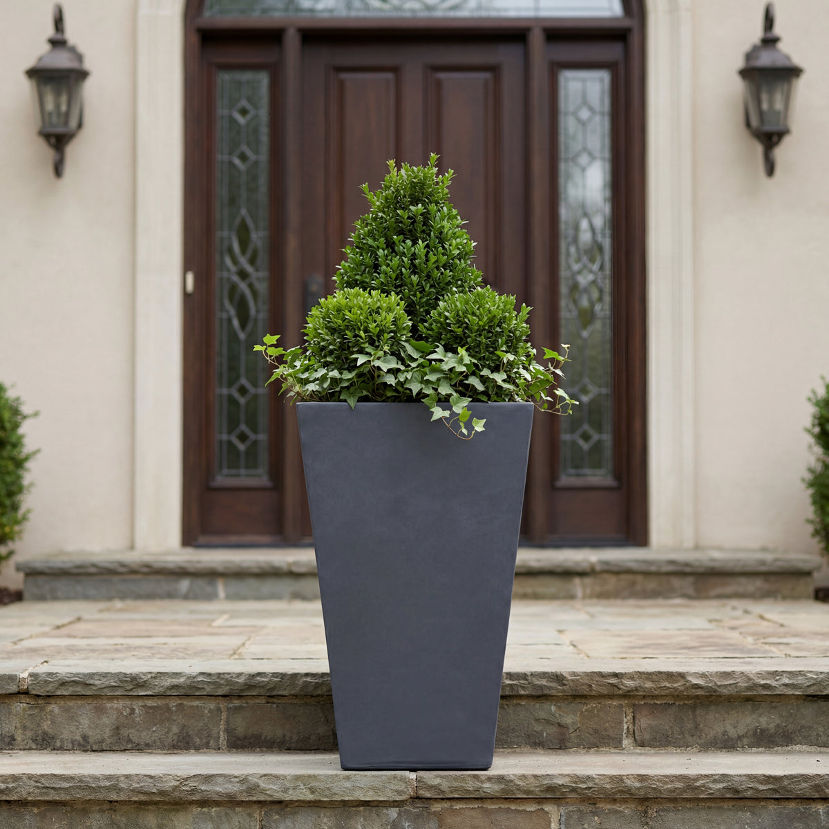 Portavaso preforato AERIS 40x62cm grigio scuro