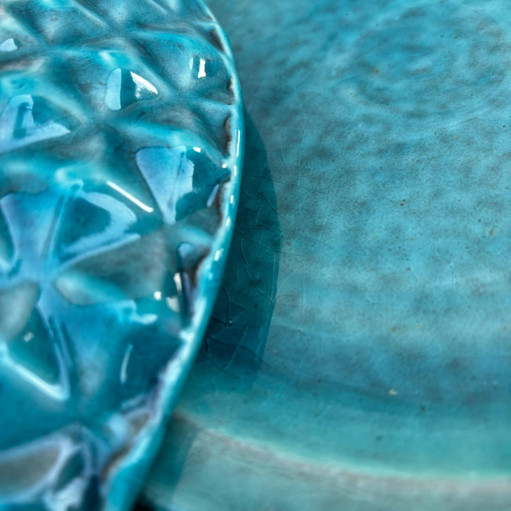 Soucoupe 28cm turquoise Provencelia