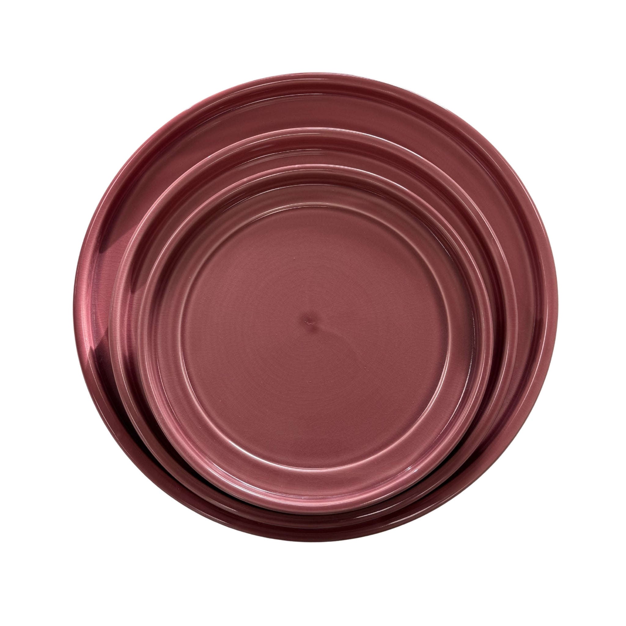 Soucoupe 29cm rose Provencelia