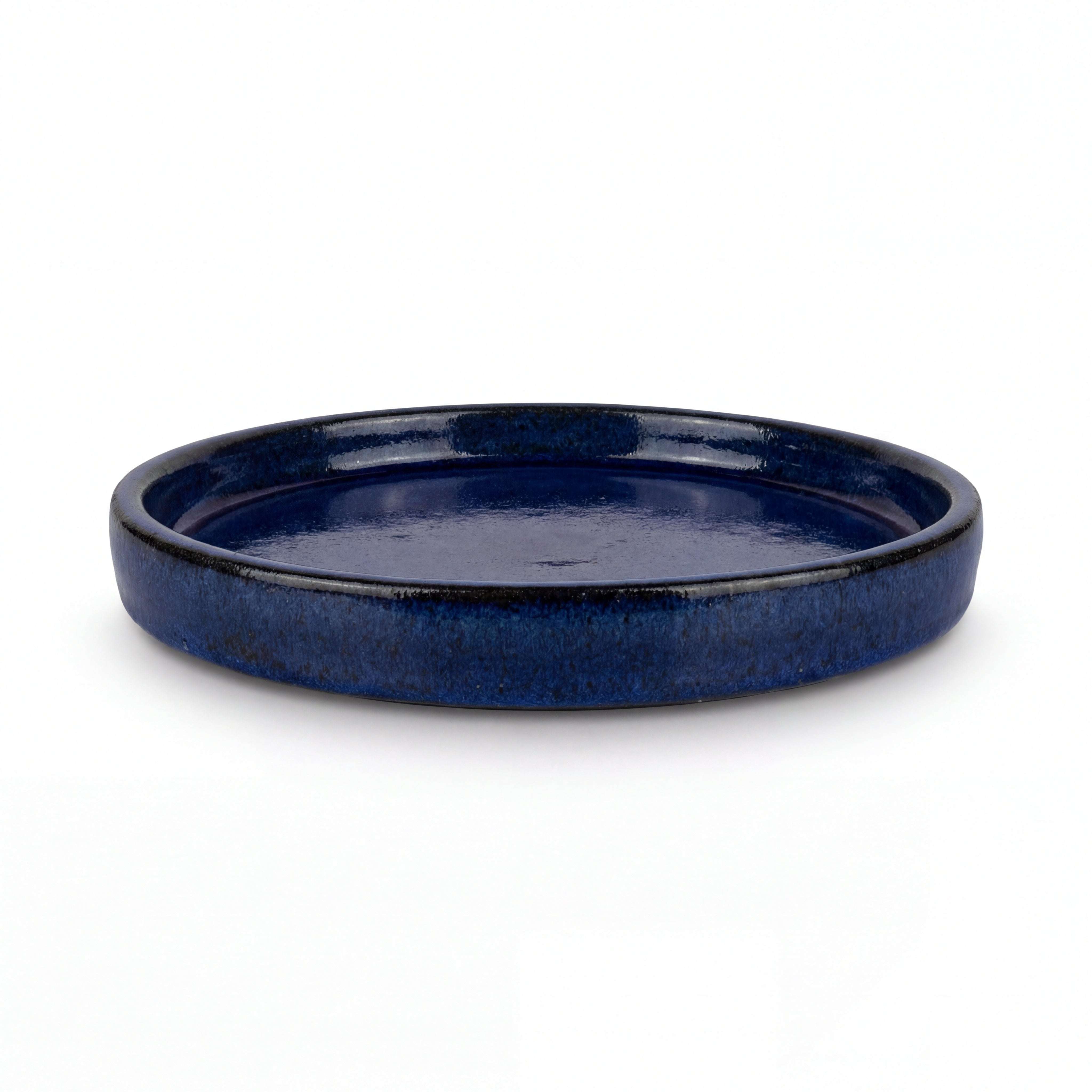 Soucoupe ronde 28cm bleu majorelle Provencelia