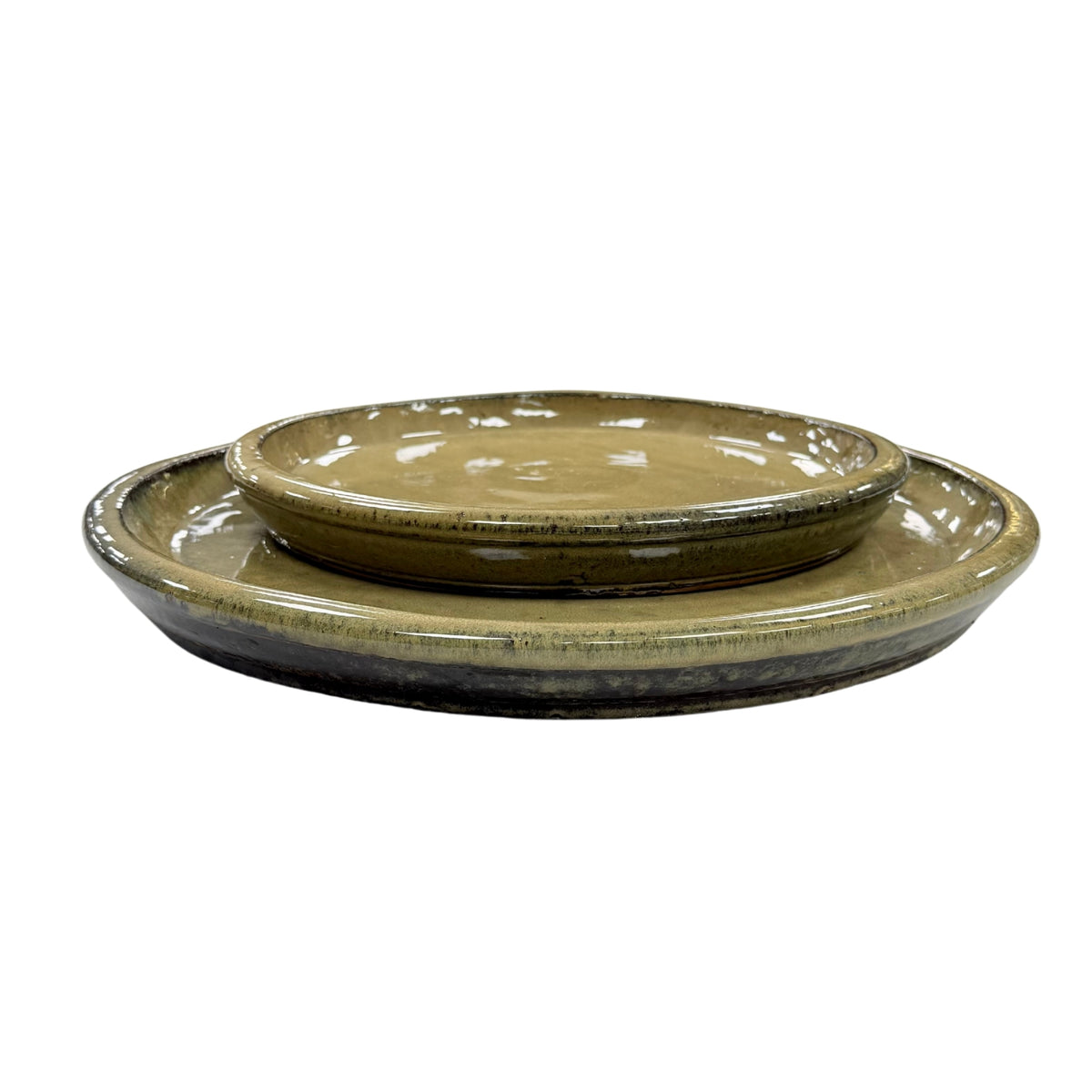 Soucoupe sunset, two stacked saucers in side view