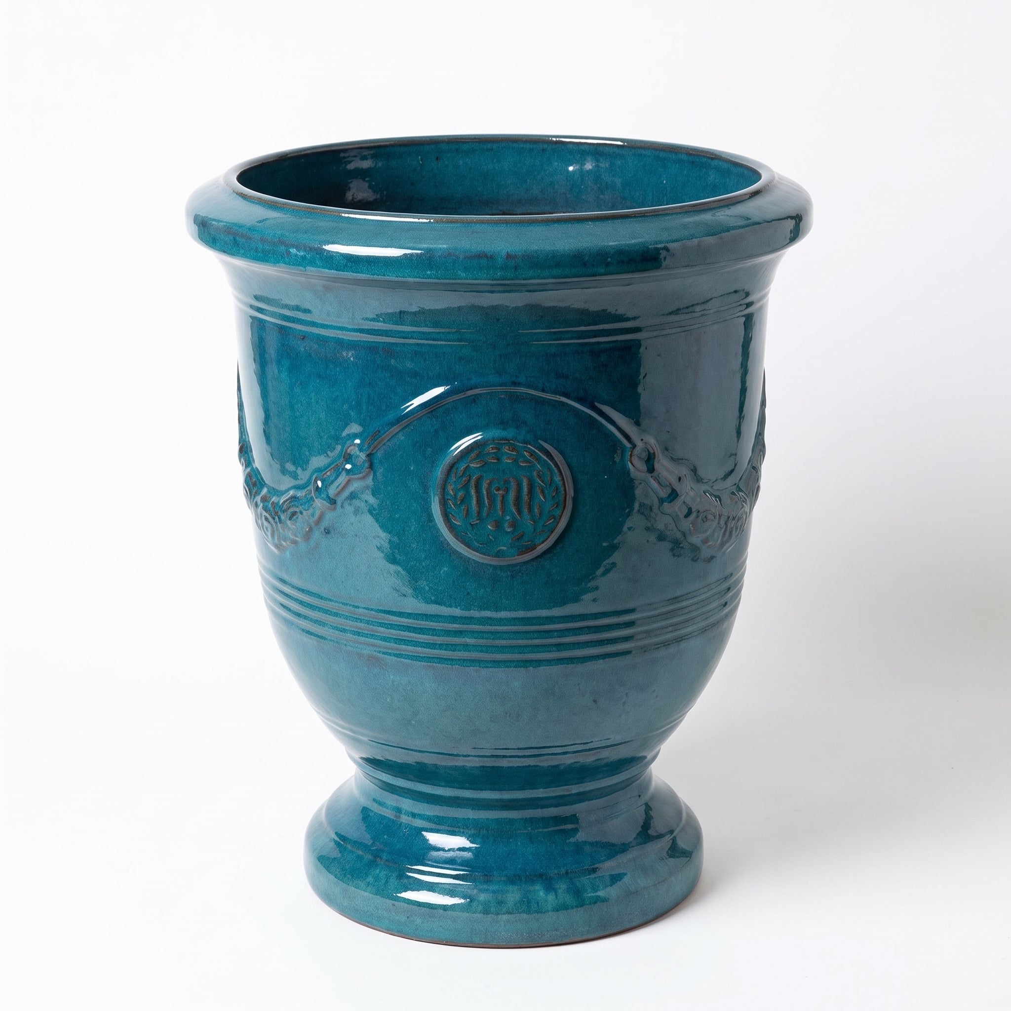Pot RICHELIEU 46x56cm lagon tropical