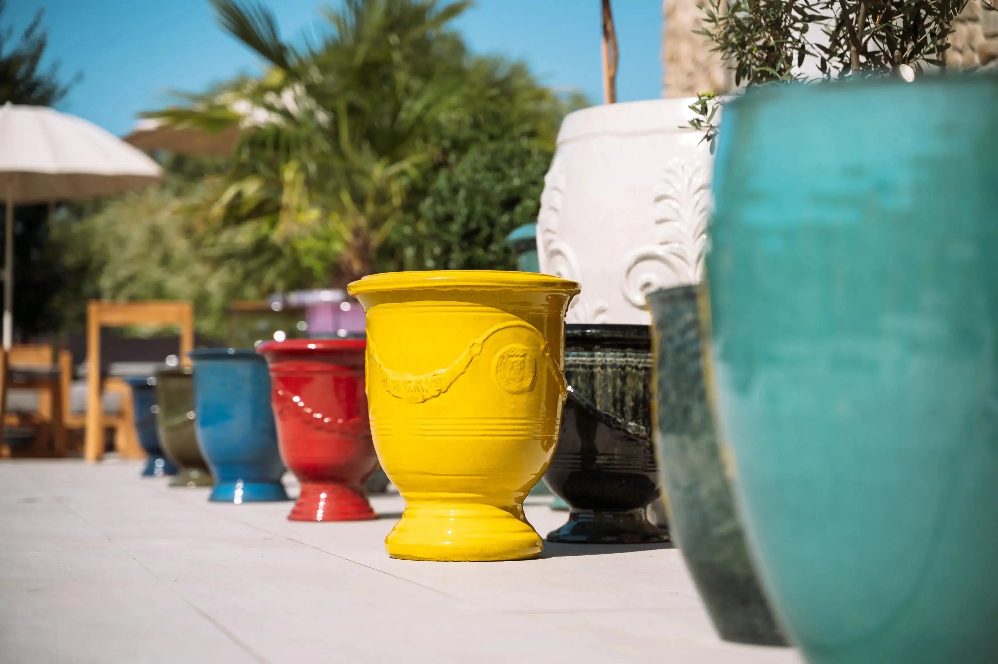 Pots de fleurs ronds Provencelia