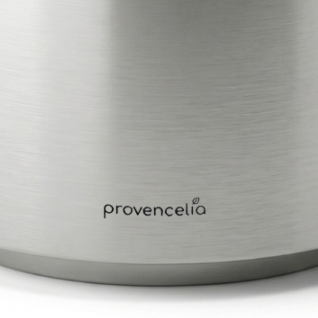 METROPOLE Pot 40x50cm brushed stainless steel