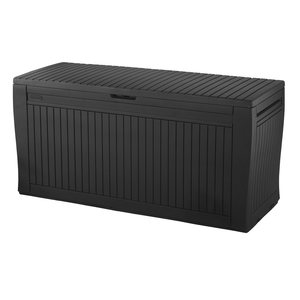 Comfy 270L Coffre de rangement, 117×45×57 cm, Graphite