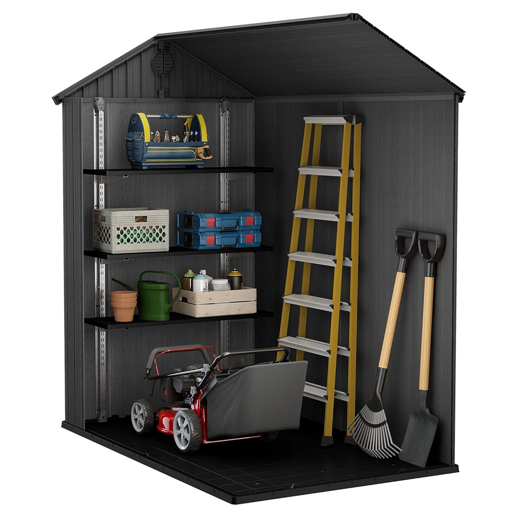 Abri de jardin 2,3 m² DARWIN 4x6 Vert