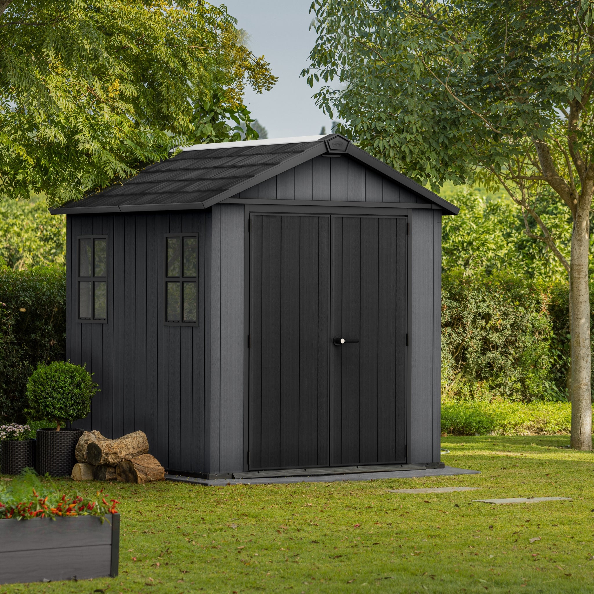 Abri de jardin NEWTON PLUS 7x7,5 Gris