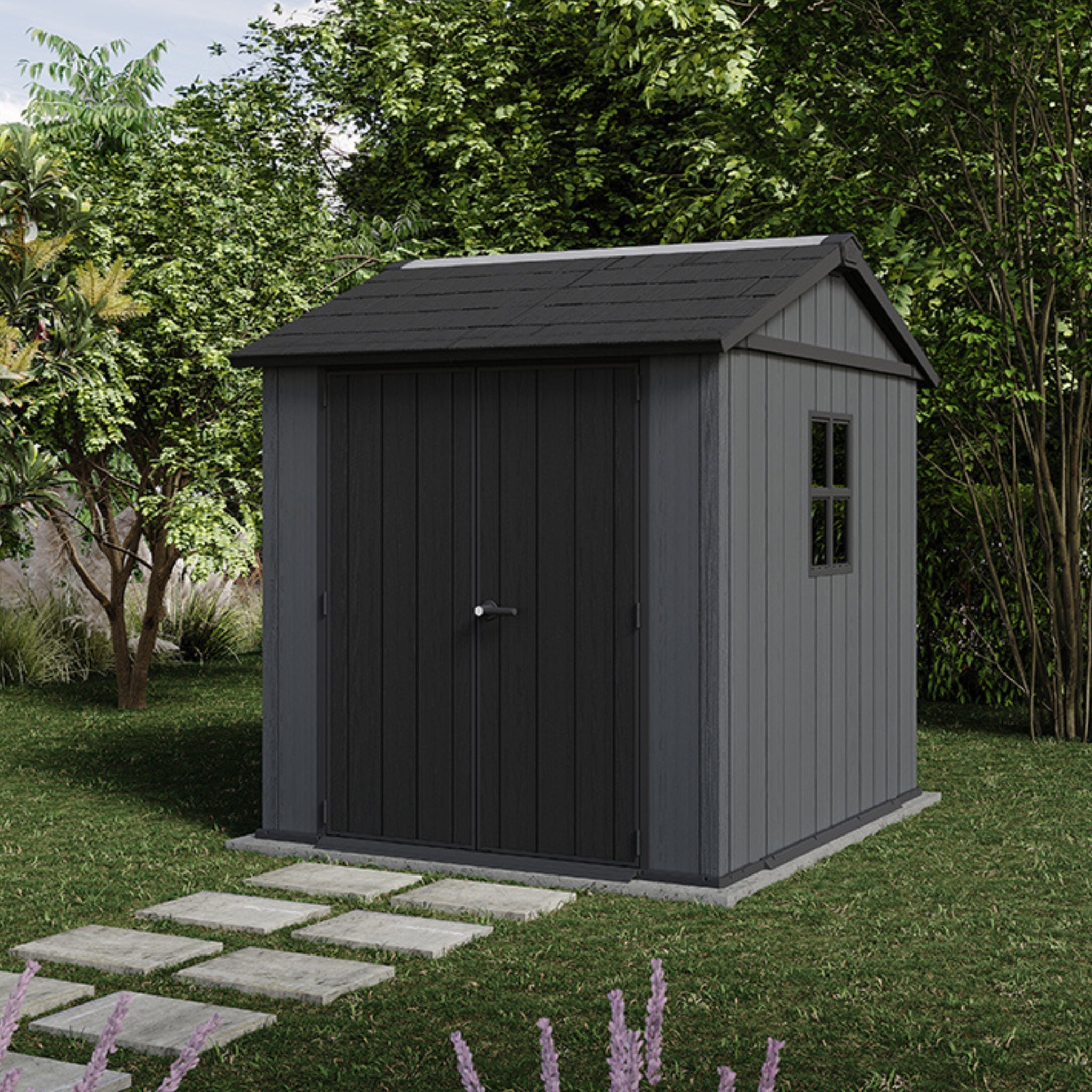 Abri de jardin NEWTON PLUS 7x7,5 Gris