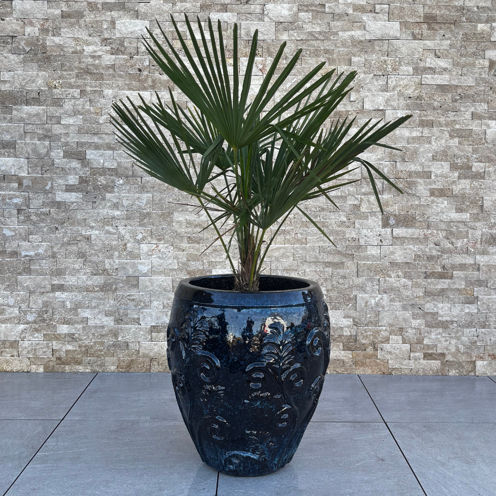 Vaso GAIA 53x57cm Blu abisso