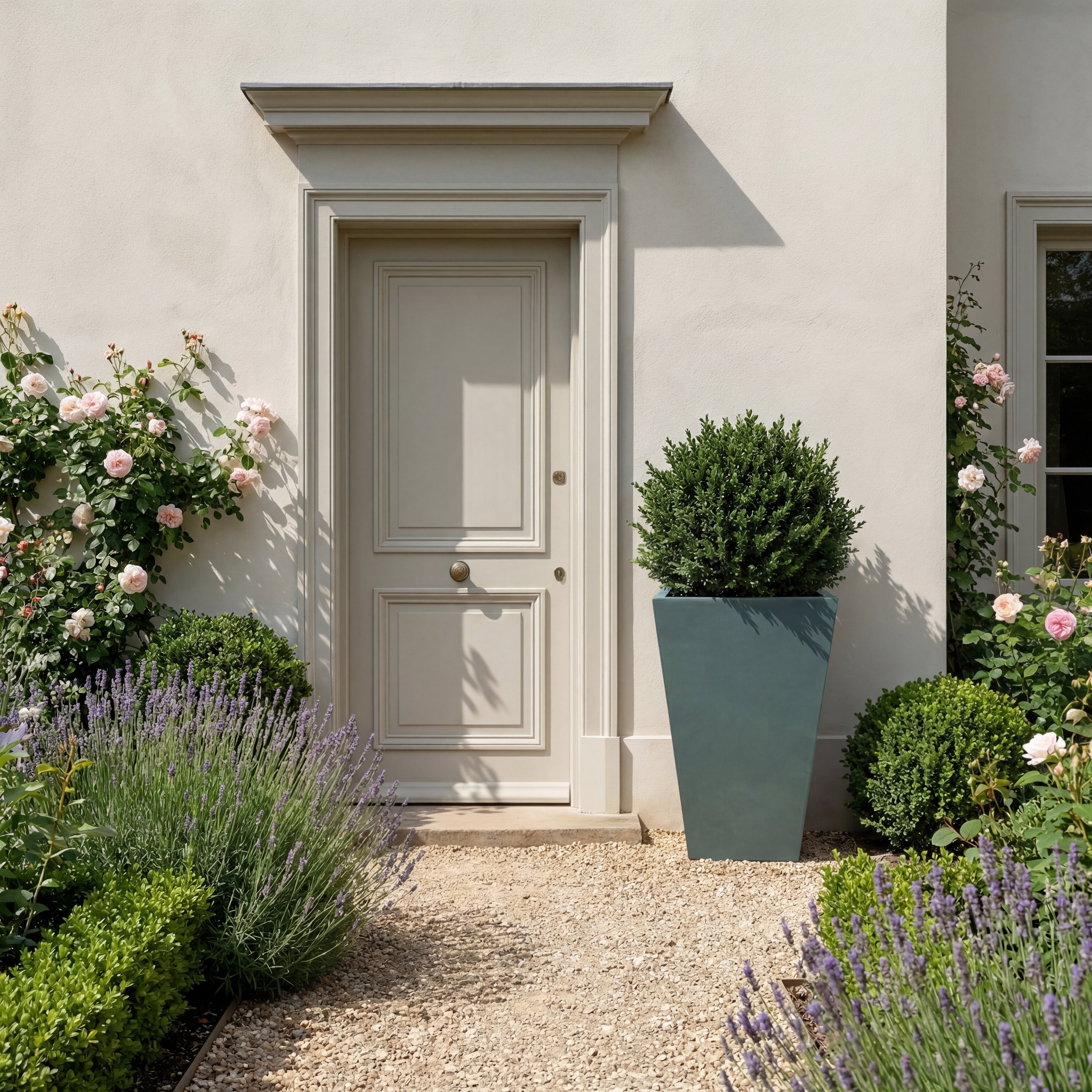 Cache-pot pré percé AERIS 50x80cm vert foncé