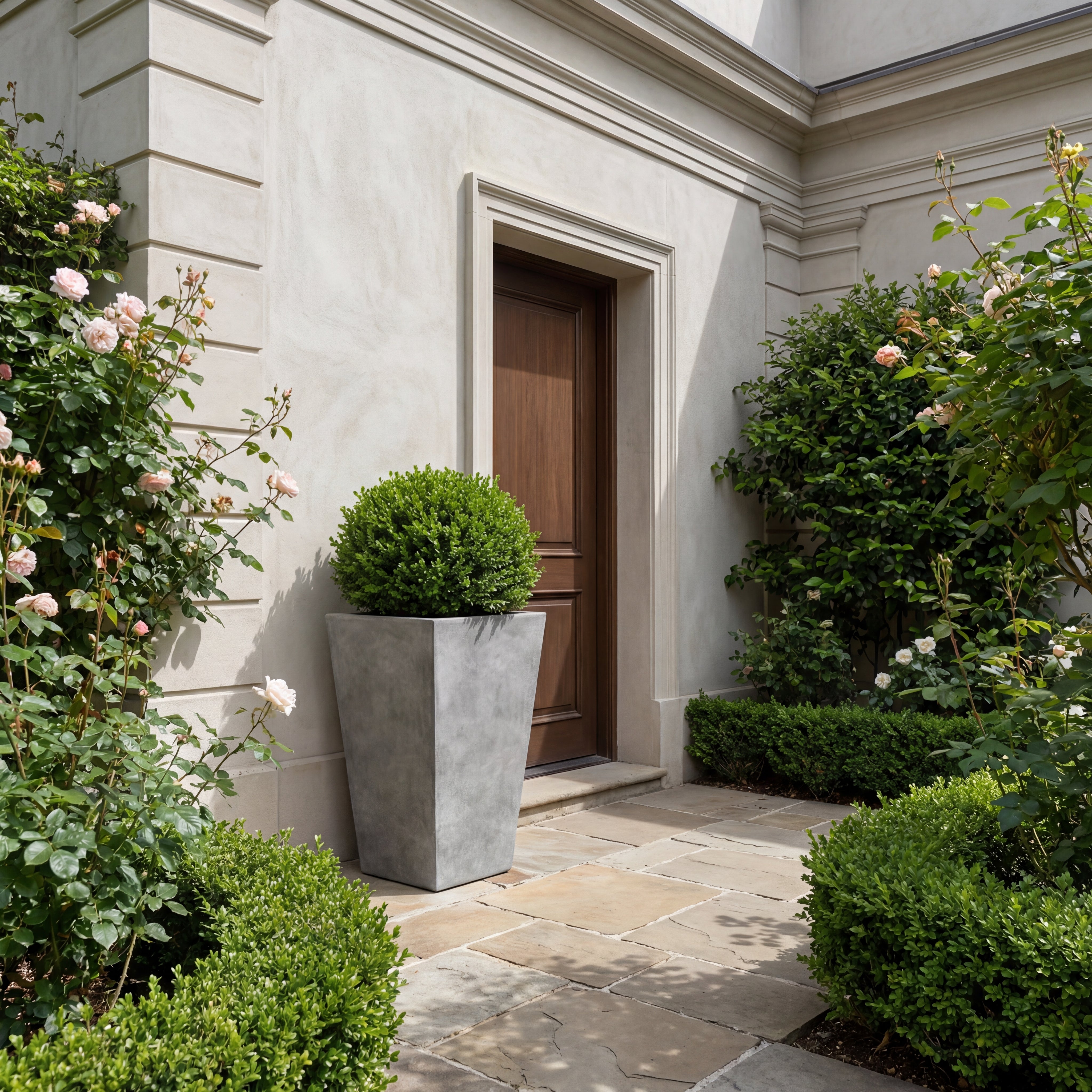 Cache-pot preforato AERIS 60x102cm grigio chiaro