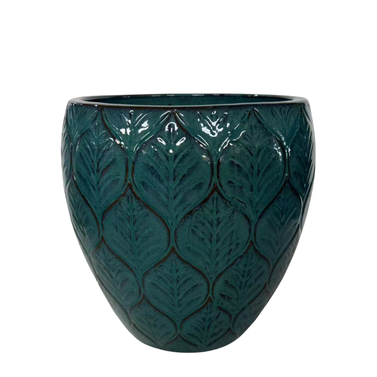 Pot ARTEMIS 29x29cm bleu pétrole