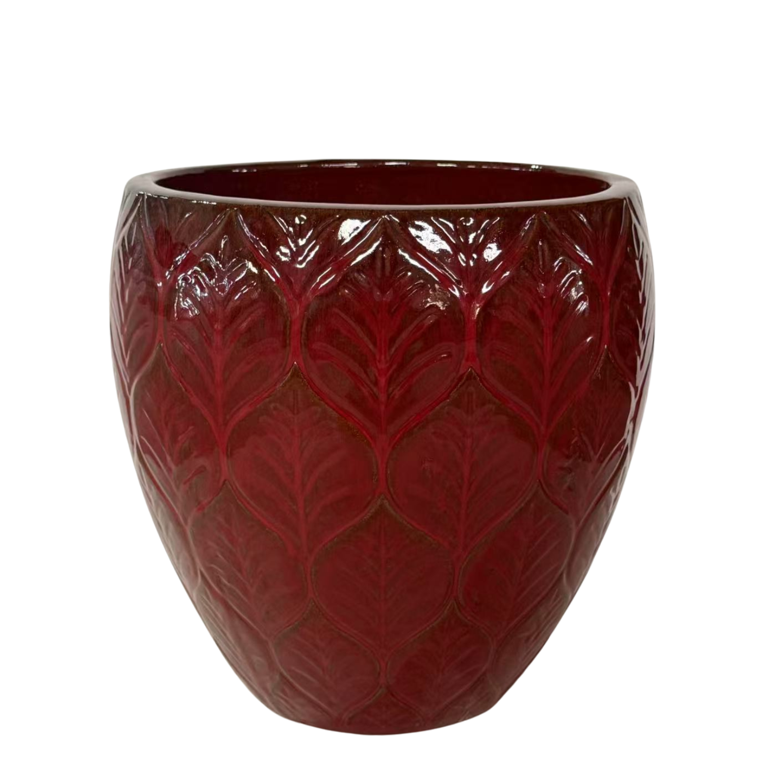Pot ARTEMIS 29x29cm rouge impérial