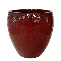 Pot ARTEMIS 38x38cm rouge impérial