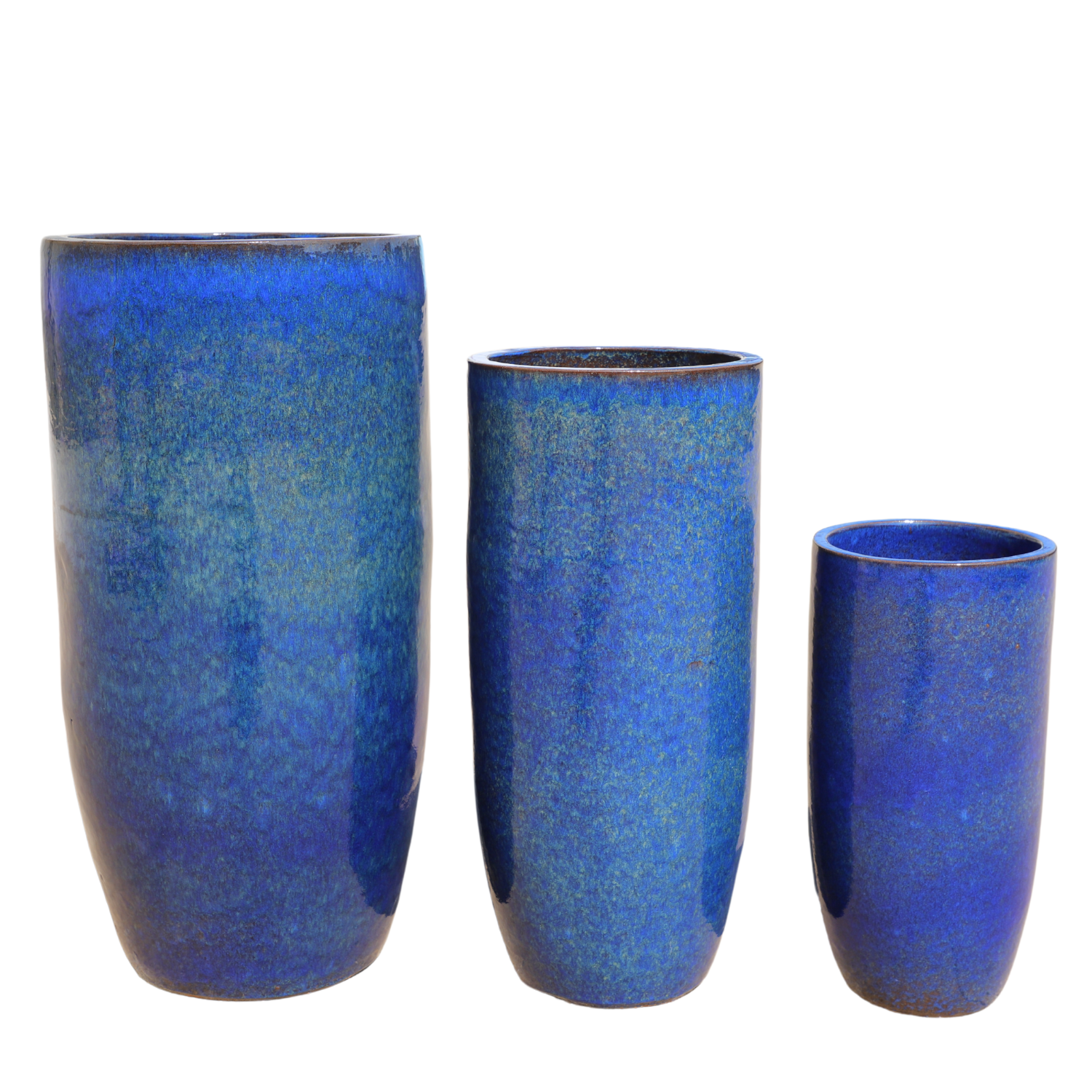Pot ATHENA 40x81cm bleu océan