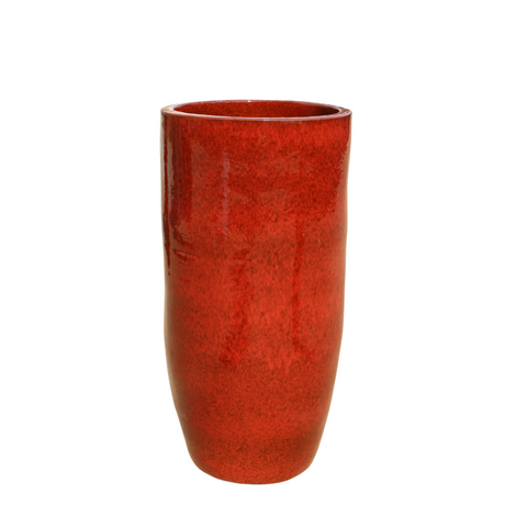 Vaso ATHENA 31x70cm rosso tropicale
