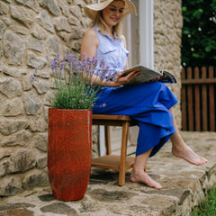 ATHENA Pot 25x50cm autumn rust