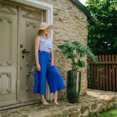 Vaso ATHENA 31x70cm verde tropical