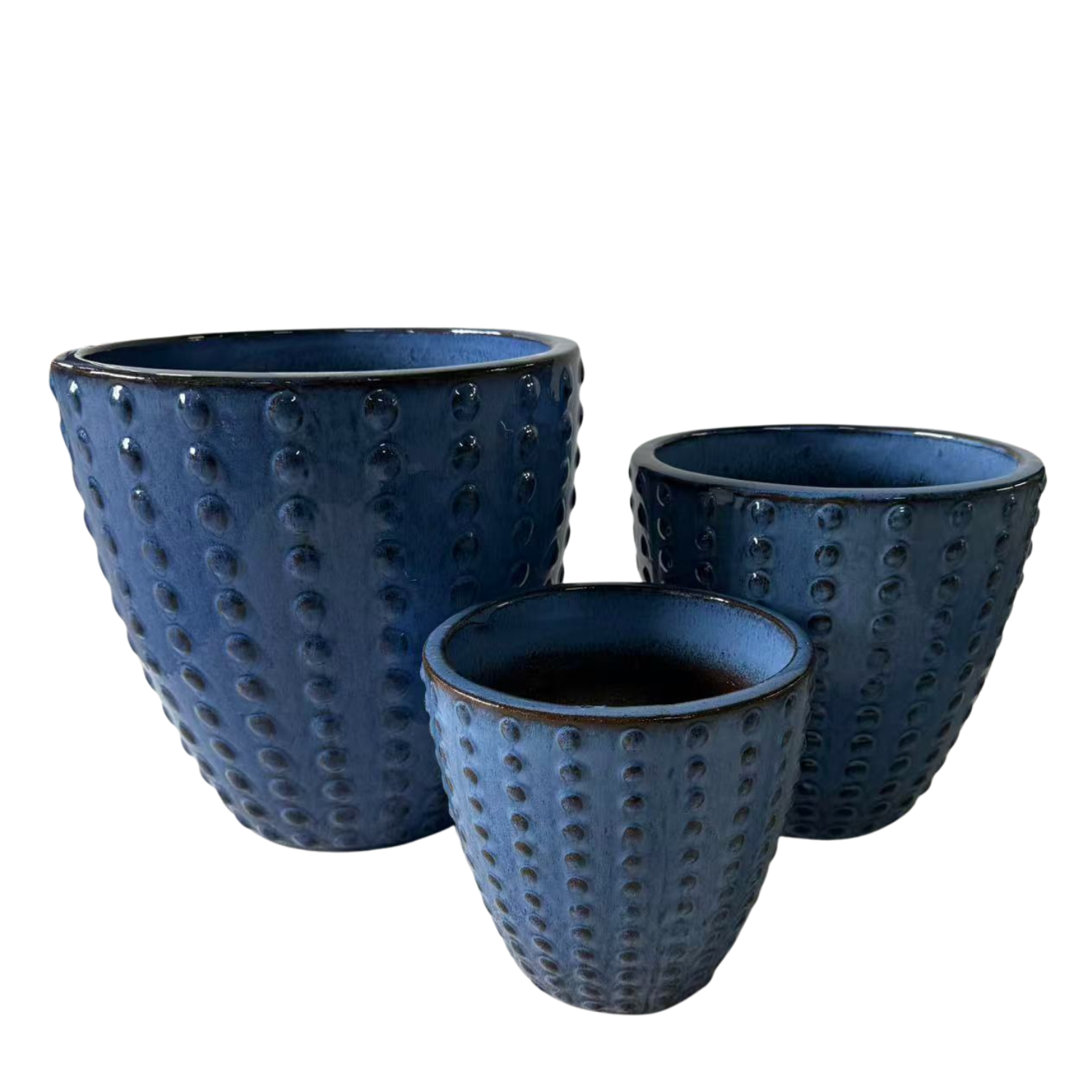 ATTILA Pot 30x29cm antique blue