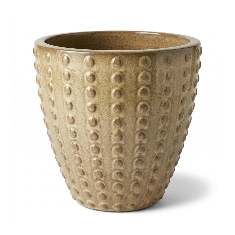 ATTILA pot 38x37cm sanded bronze